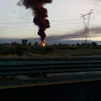 Arde ducto de Pemex por toma clandestina en Puebla (Video)