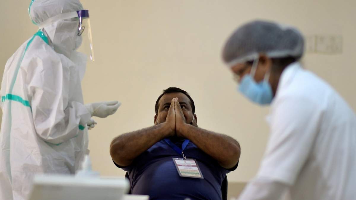 En India, se realizan casi un millón de pruebas de coronavirus por día. Fuente: (Twitteer)