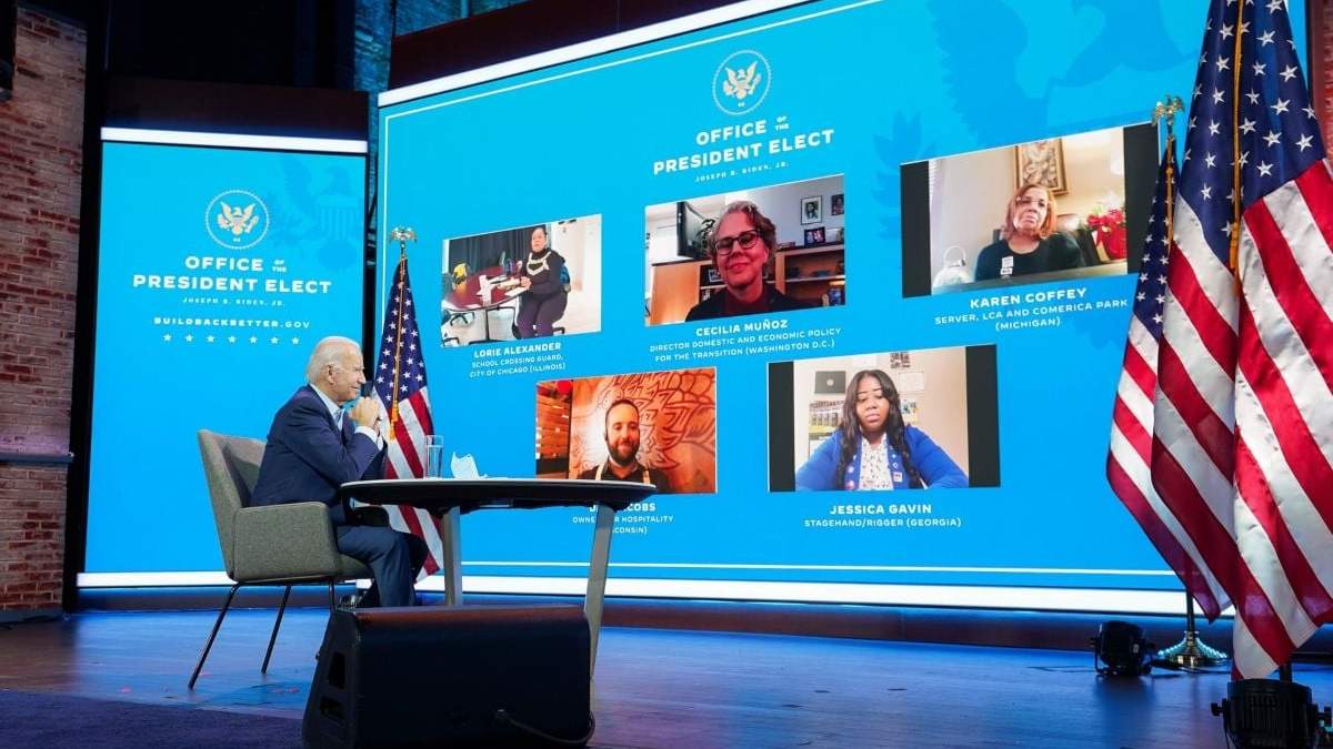 El presidente electo de Estados Unidos, Joe Biden