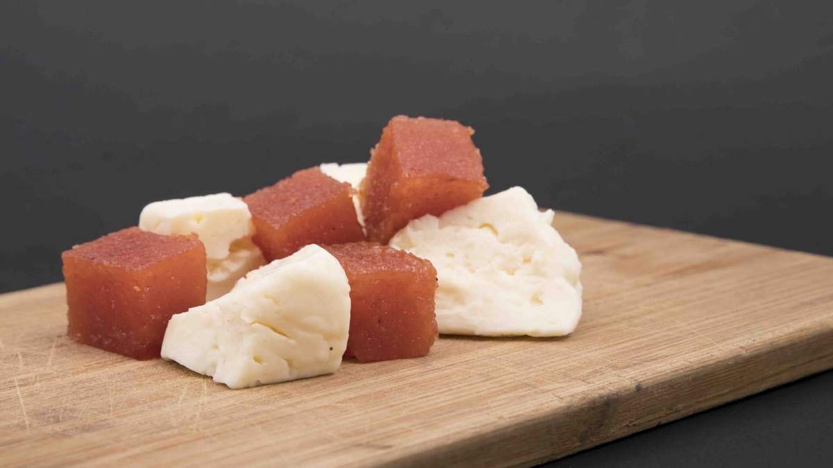 Queso y membrillo. Fuente: (Instagram)