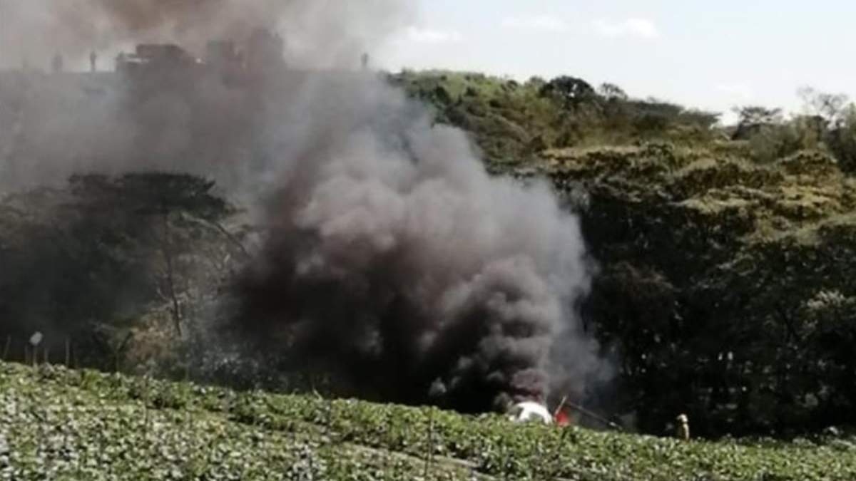 Seis militares fallecieron luego de un accidente aéreo en Veracruz