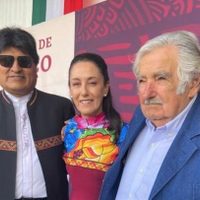 Sheinbaum presume foto con Evo Morales y José Mujica; "compartimos la lucha por la transformación"