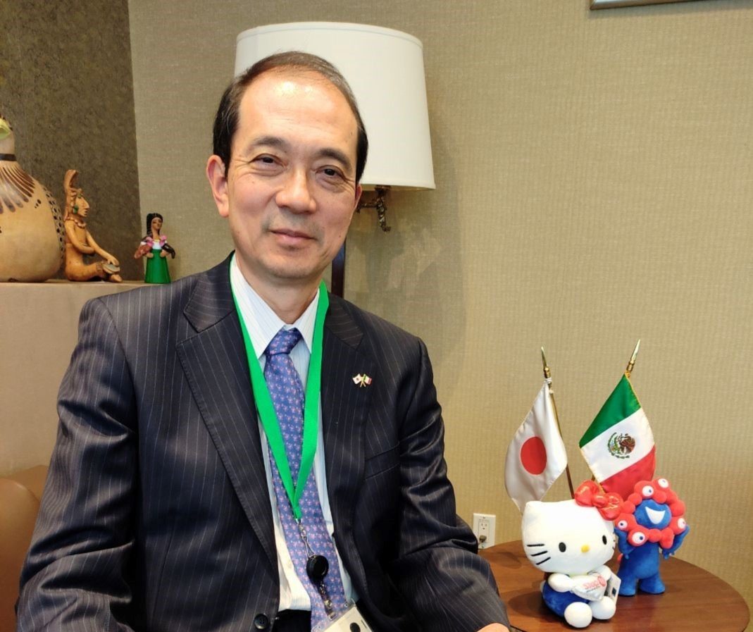Kozo Honsei. Buenas noticias. Foto X  @embjpmx
