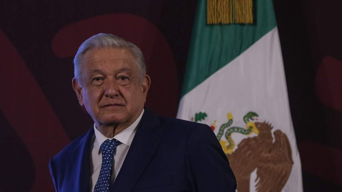 El preidente en Palacio Nacional