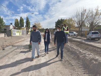 Obras en marcha: Zapala avanza de la mano de Carlos Koopmann