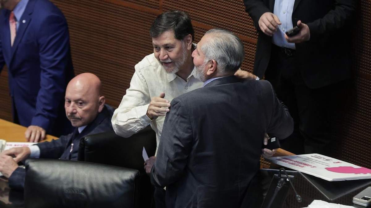 Gerardo Fernández Noroña y Adán Augusto López