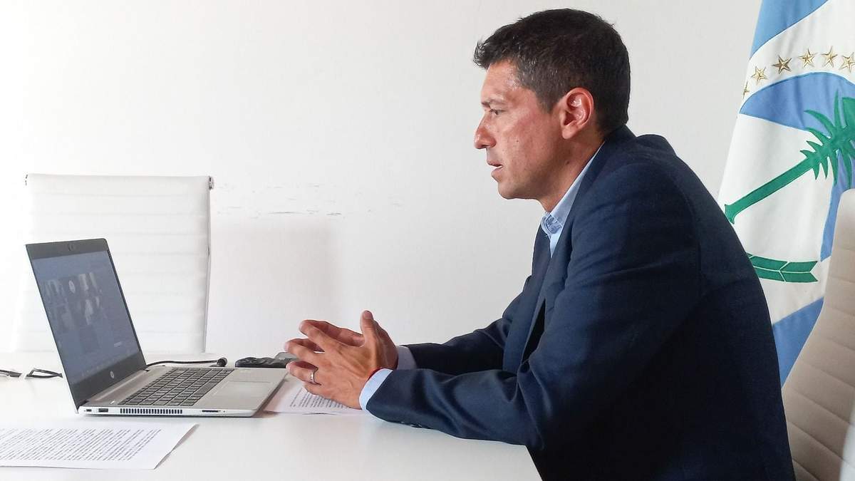 Candidato a gobernador por el MPN, Marcos Koopmann. Fuente: (Facebook)