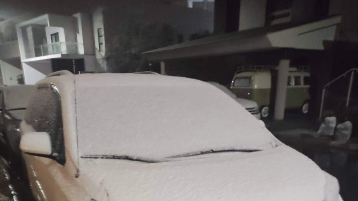 La nevada en Monterrey