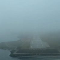 Un piloto mostró un aterrizaje de película en Ushuaia