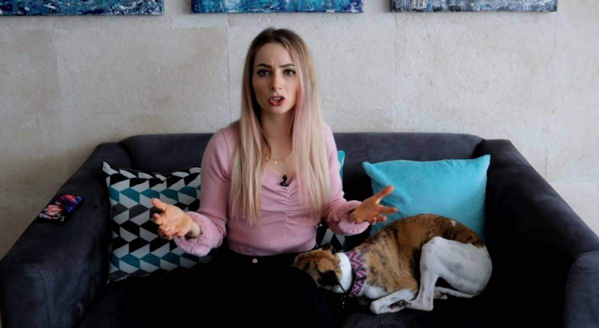 La influencer publicó un video de contenido feminista