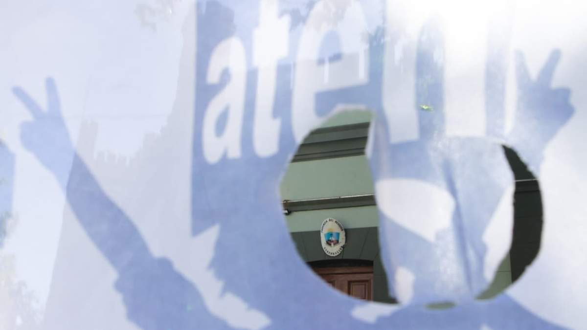 Gremio docente ATEN.  Fuente: (Emiliano Ortiz)