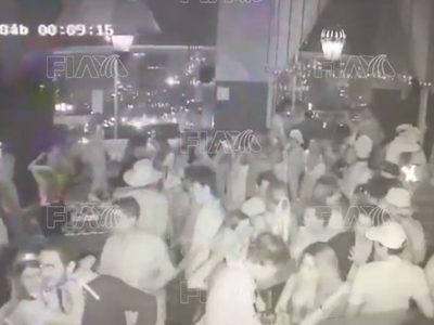 Videos muestran a sujeto que estuvo con la joven que fue drogada en el Hookah Santa Fe
