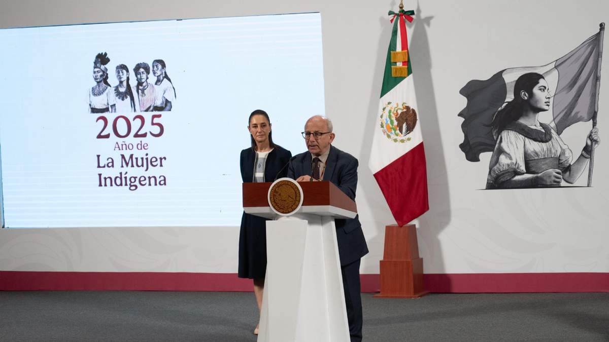 Diego Prieto en la conferencia mañanera
