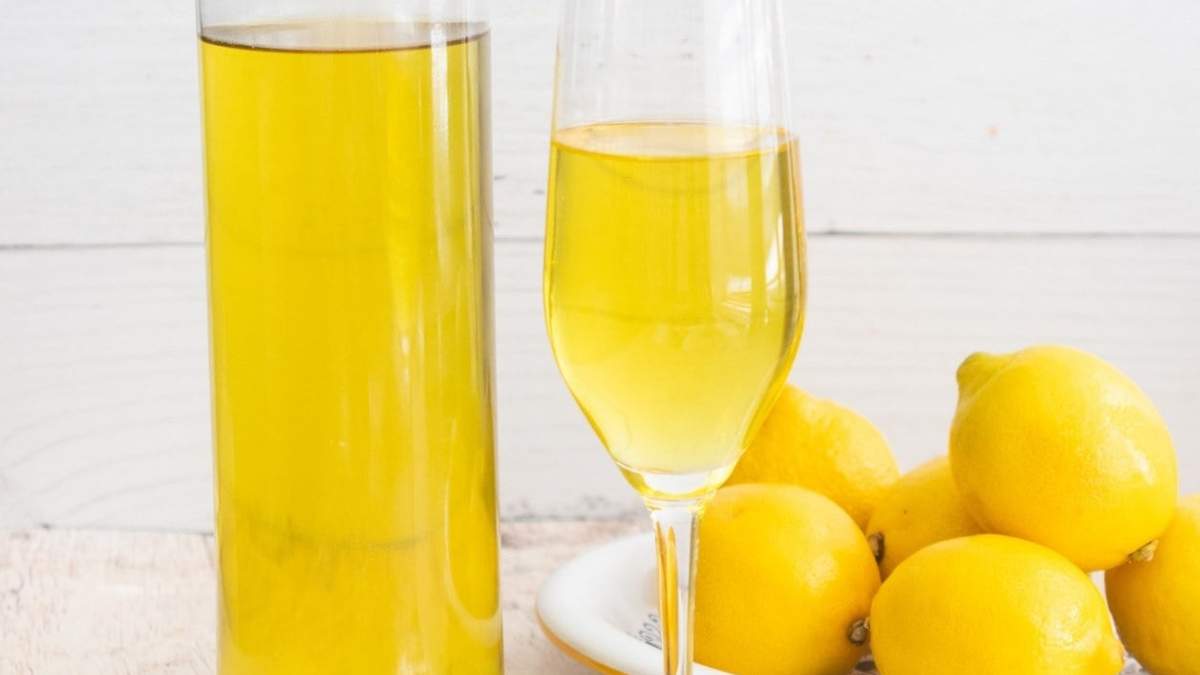 Licor de limón. Fuente: (Instagram)