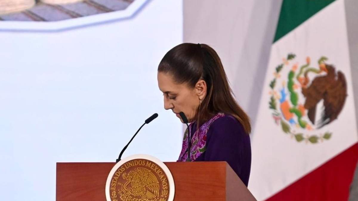 La presidenta Claudia Sheinbaum