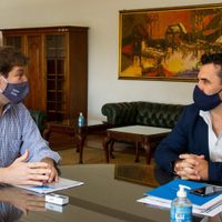 Darío Martínez se reunió con el gobernador de Tierra del Fuego