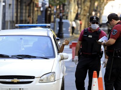 ¡Irresponsables! Más de dos mil los detenidos y demorados por romper la cuarentena en Buenos Aires