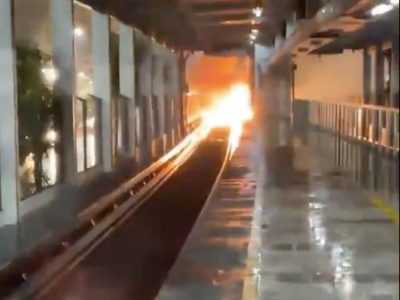 Explosión e incendio en la estación San Antonio Abad del Metro de la CDMX (Videos)