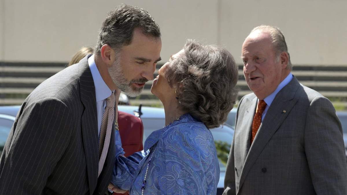 Felipe, Sofía y Juan Carlos, el gran culpable. Fuente: (Instagram)