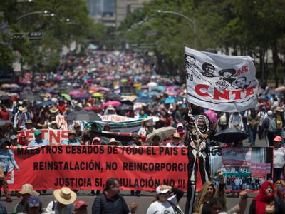 La CNTE acepta diálogo con AMLO pero sin el SNTE