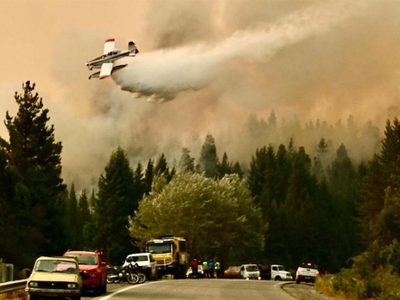 El fuego en Chubut no cesa y piden “extrema precaución” para circular por Ruta 40