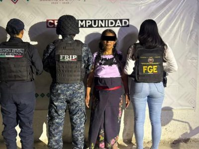 Mujer es detenida en Chiapas por presuntamente pagar a un menor para matar a su expareja