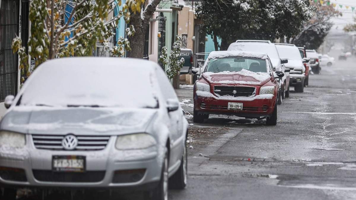 Nevada en Saltillo el pasado martes