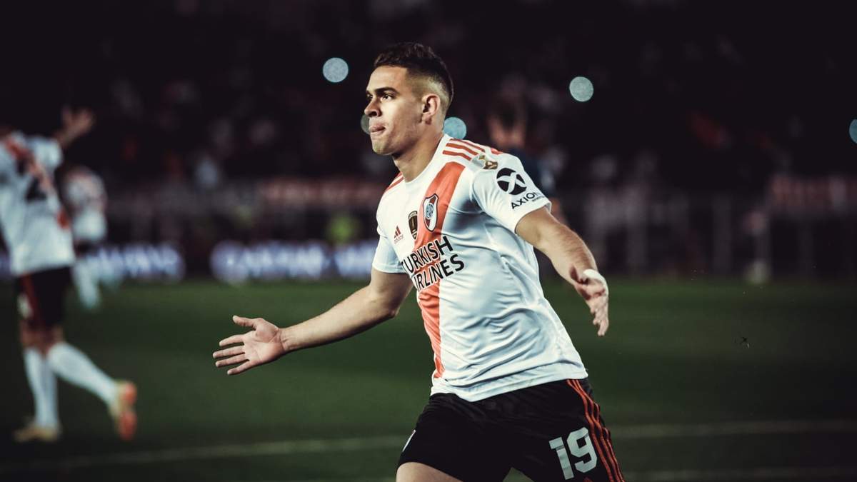 Borré, titular en River. Fuente: (Instagram)