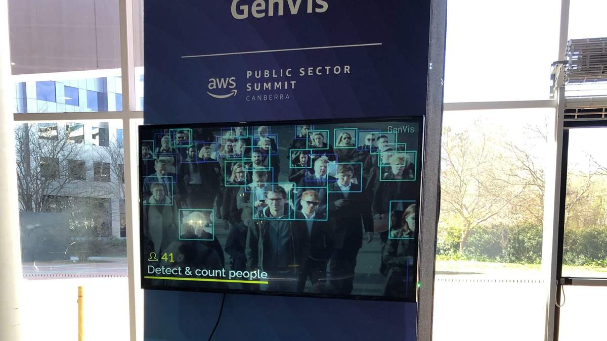 Tecnología de reconocimiento facial de la empresa GenVis, en Australia
