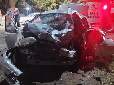 Manejaba borracho en Rivadavia, chocó con un auto y mató a un hombre