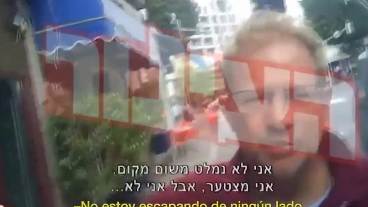 Andrés Roemer captado en Israel