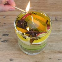 Con 1 manzana y 1 limón: hacé esta divina vela infinita en casa sin gastar una fortuna