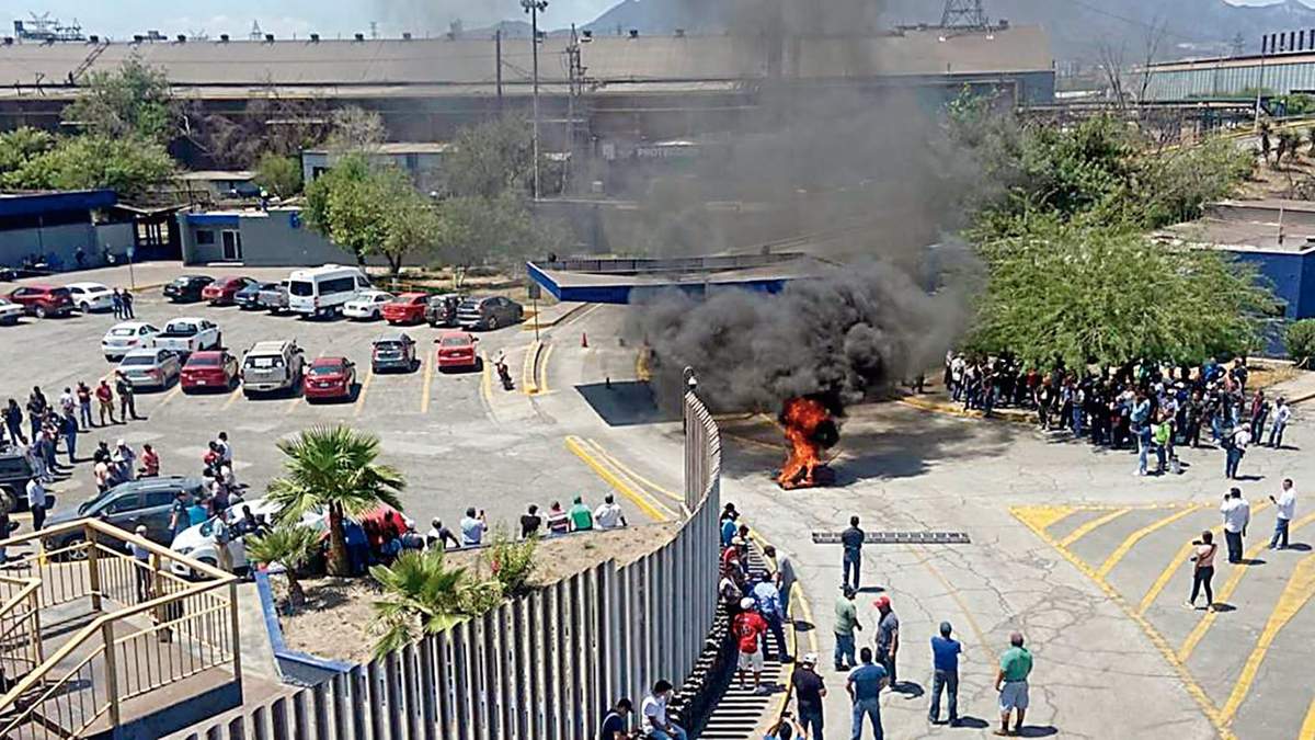 Fuego a las puertas de Altos Hornos