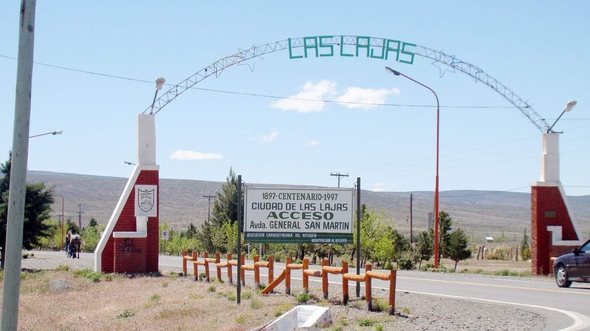 Ingreso a Las Lajas. Fuente: (Twitter)