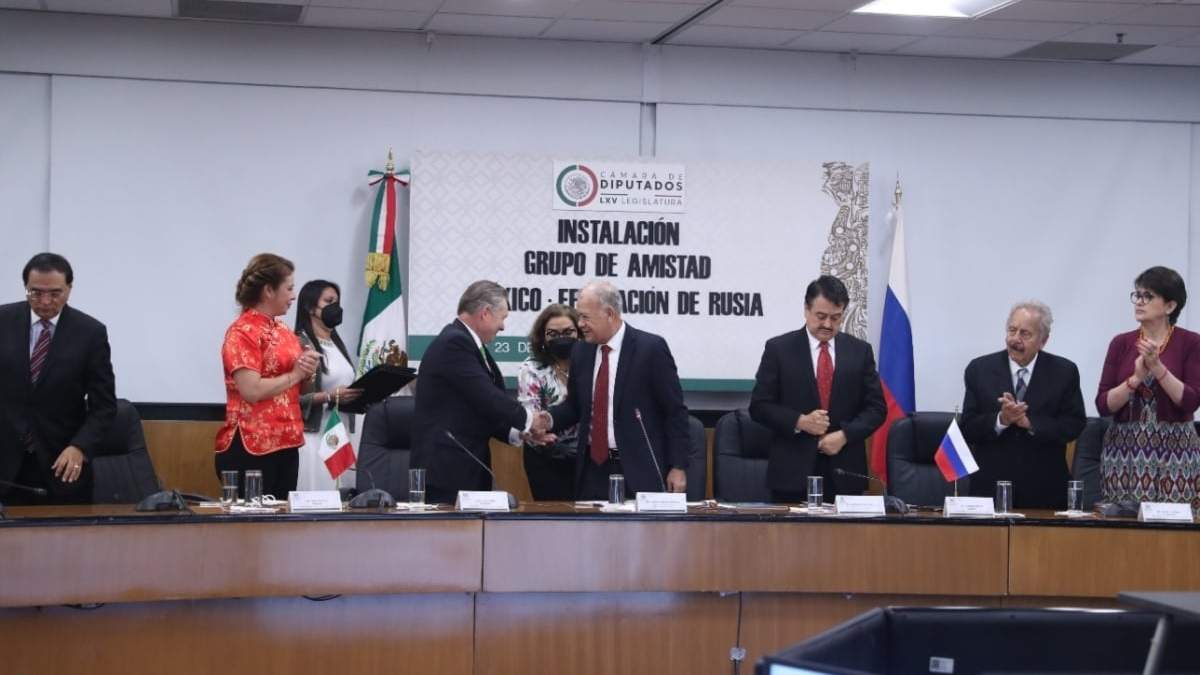 La instalación del Grupo de Amistad México-Rusia en la Cámara de Diputados