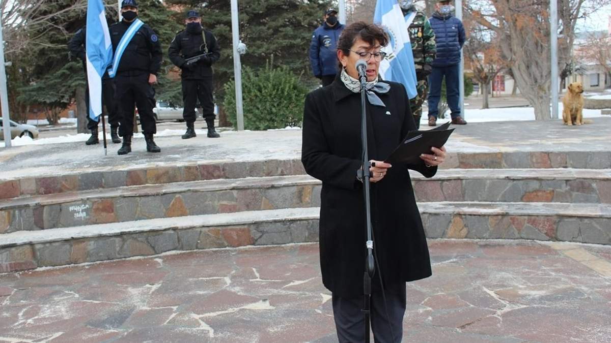 Mariana Peralta, secretaria de Desarrollo Humano de la Municipalidad de Zapala. fuente: (Daniel Signorile).