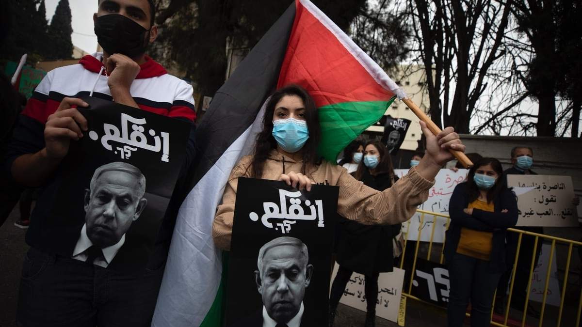Protestas en Palestina