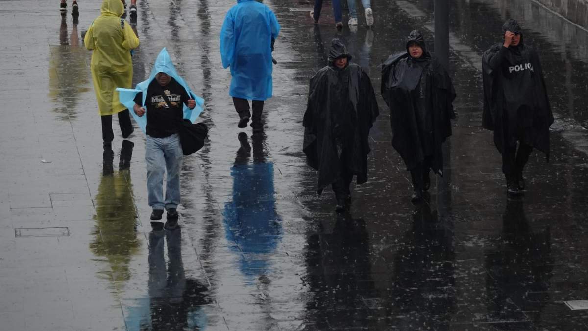 Lluvias atípicas en la CDMX