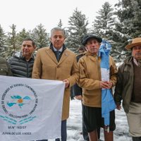 Figueroa presidió el acto de jura de la Bandera en Junín de los Andes