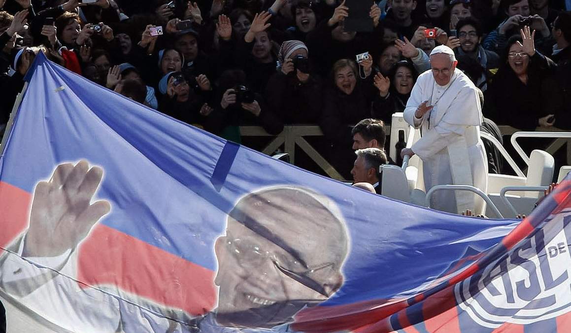 San Lorenzo de Almagro, equipo favorito del papa Francisco, despide al pontífice