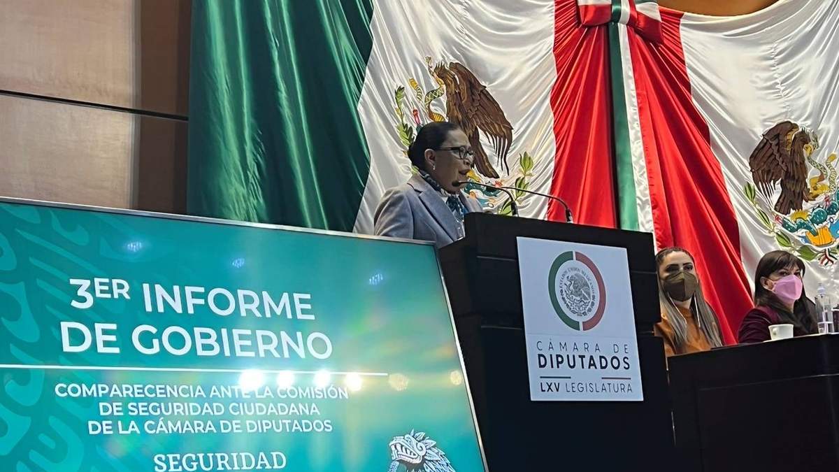 Comparecencia ante diputados de Rosa Icela Rodríguez