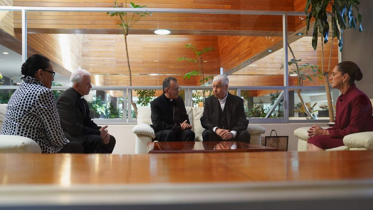 La reunión de la presidenta Claudia Sheinbaum con la jerarquía católica