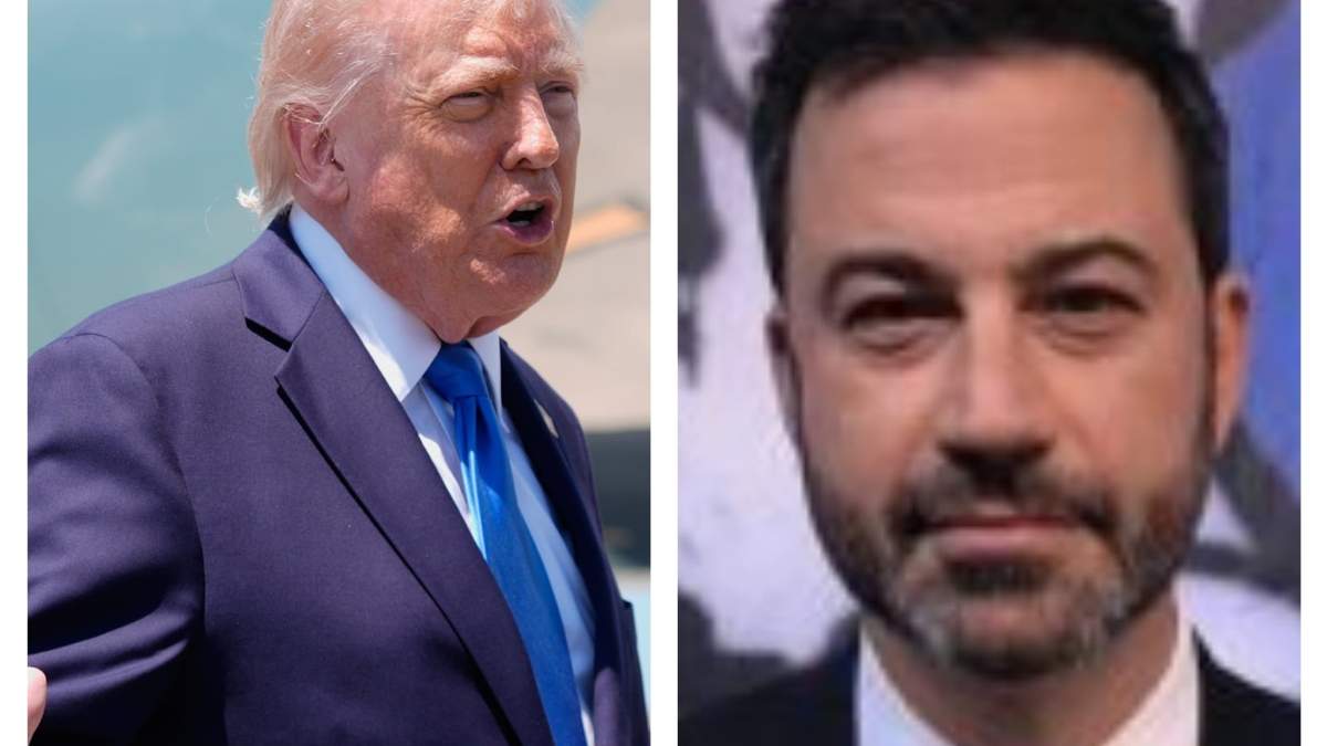 Trump y el humorista Jimmy Kimmel