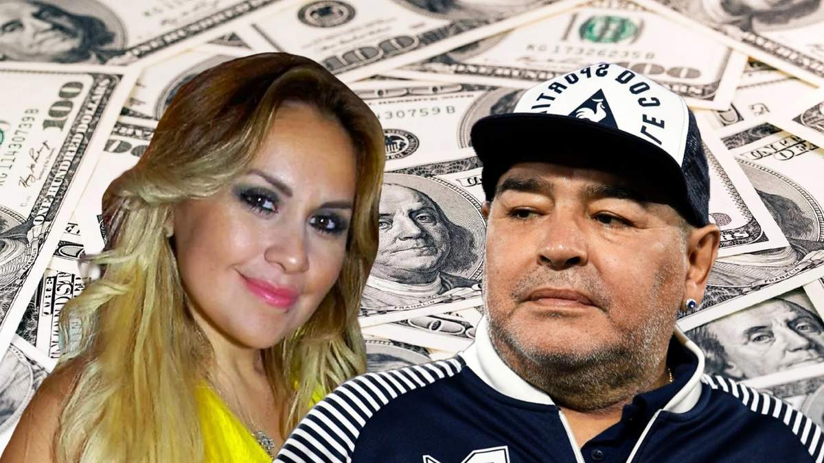 Verónica Ojeda y Diego Maradona. Fuente: (Minuto Neuquén)