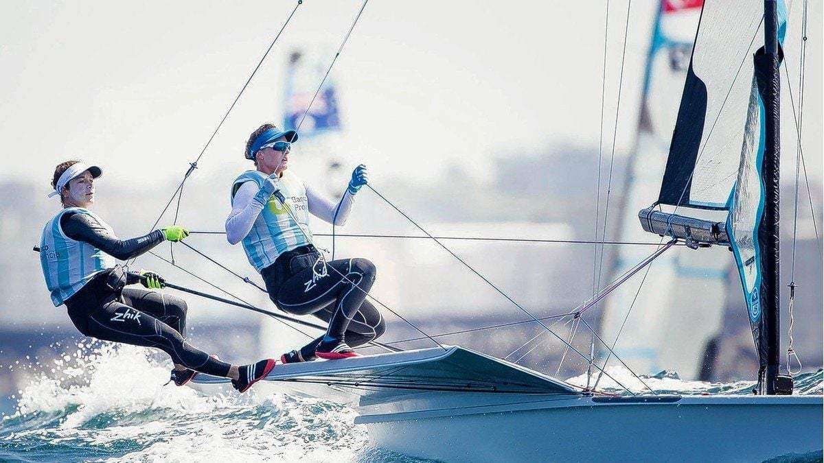 La dupla de María Sol Branz y Victoria Travascio harán su debut hoy en Tokio. Fuente: (Twitter)
