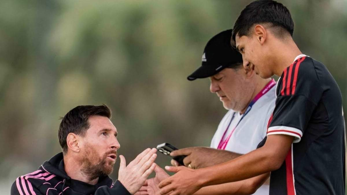 Lionel Messi Fuente: (X)