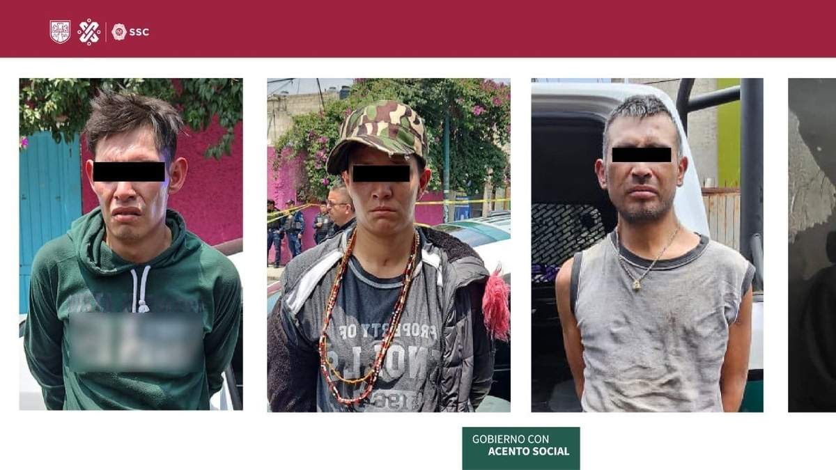 Los detenidos en la alcaldía Iztapalapa