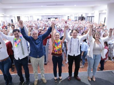Abuchean a expriistas durante mitin de Sheinbaum en Culiacán, Sinaloa