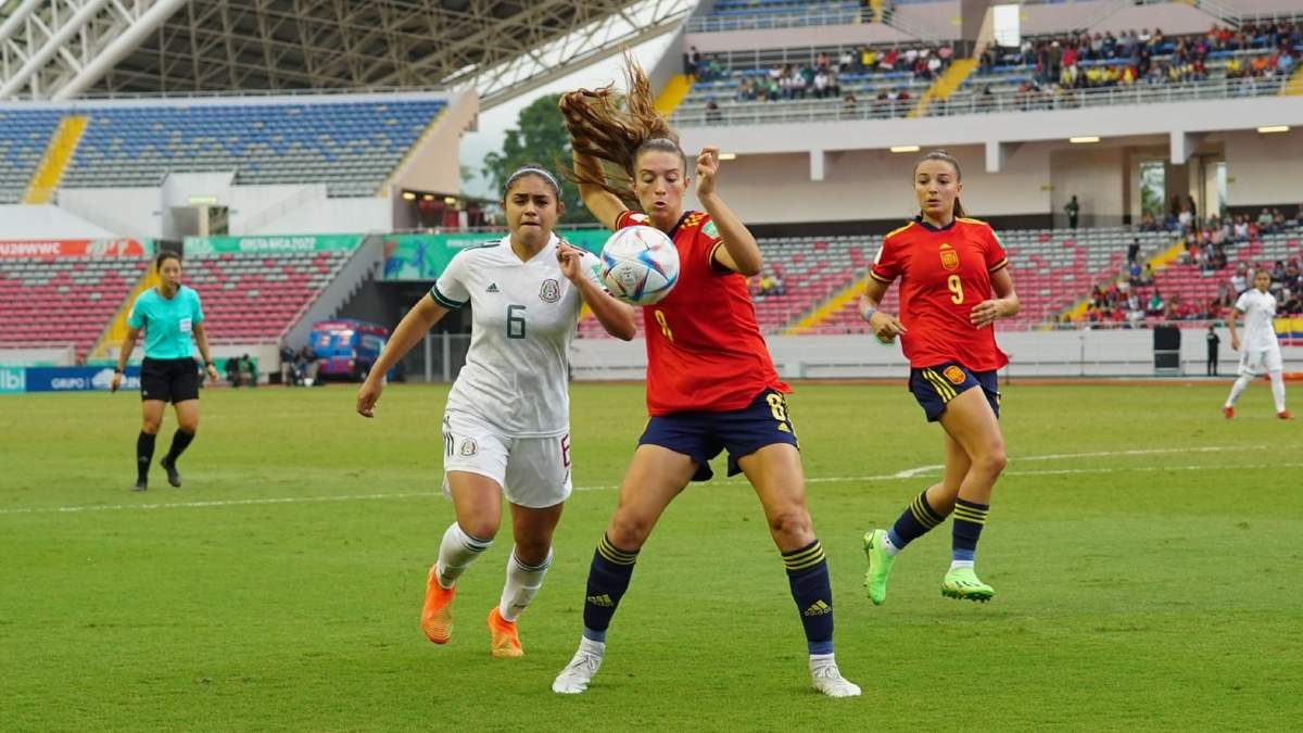 La Selección Mexicana femenil Sub-20 perdió 1-0 ante su similar de España