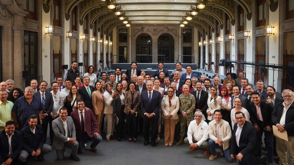 La reunión en Palacio Nacional